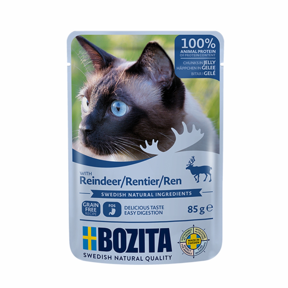 BOZITA karma dla kota w galarecie z reniferem 85g